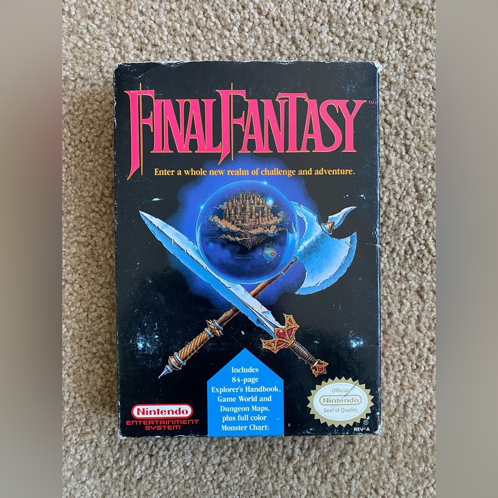 Final Fantasy NES Original issue.